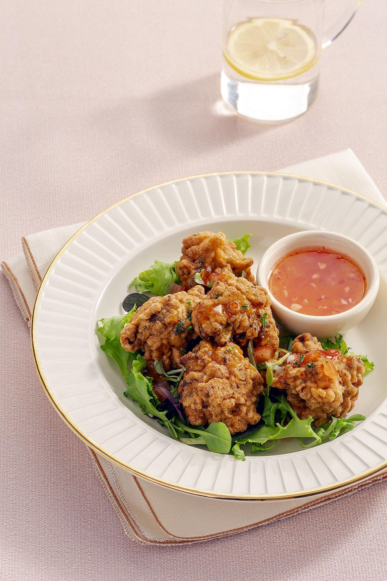 소고기 가라아게, 칠리소스