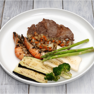 새우와스테이크