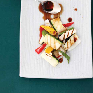 구운채소와 간장레몬 소스