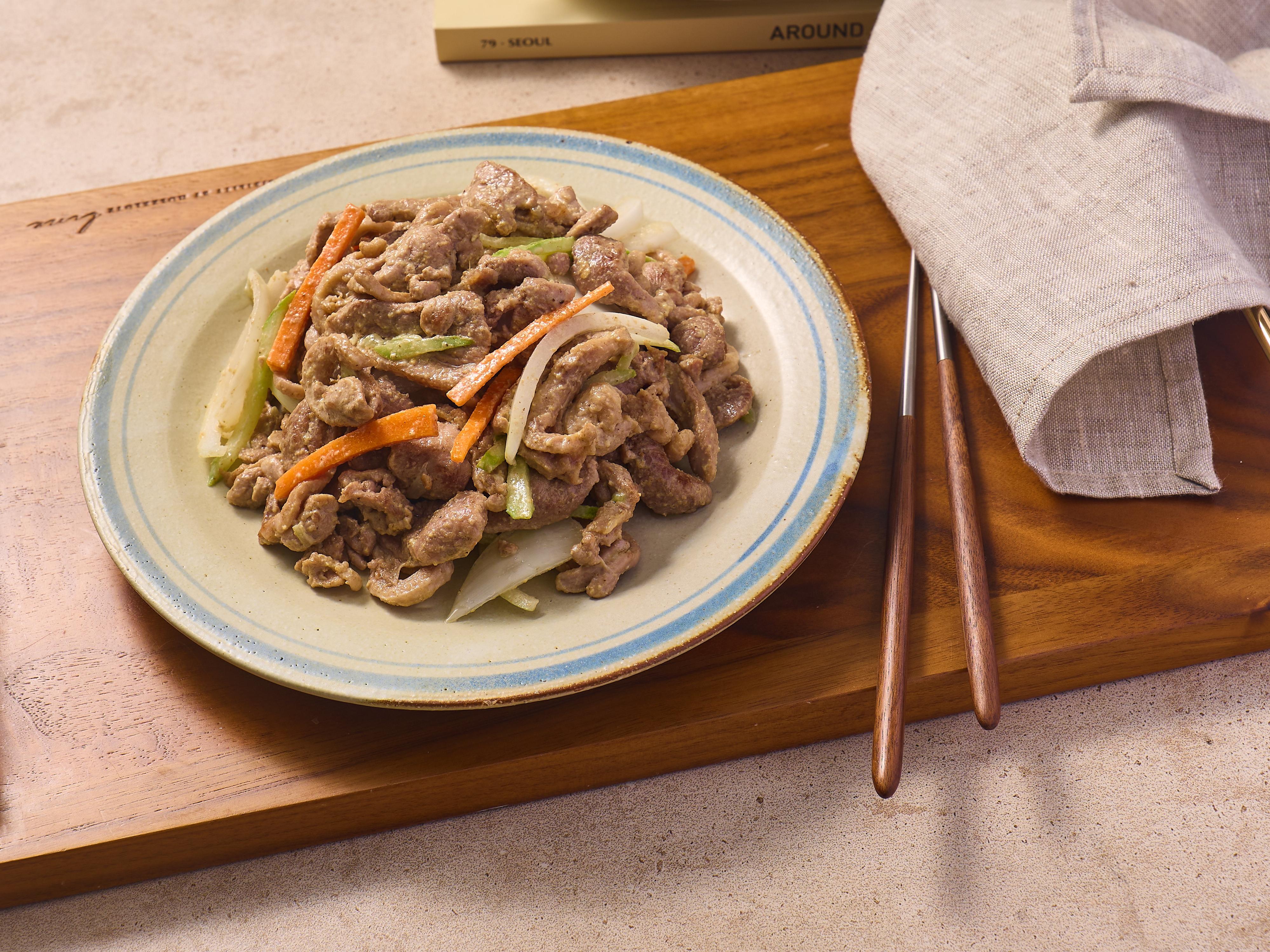 오리들깨 겨자소스 초무침