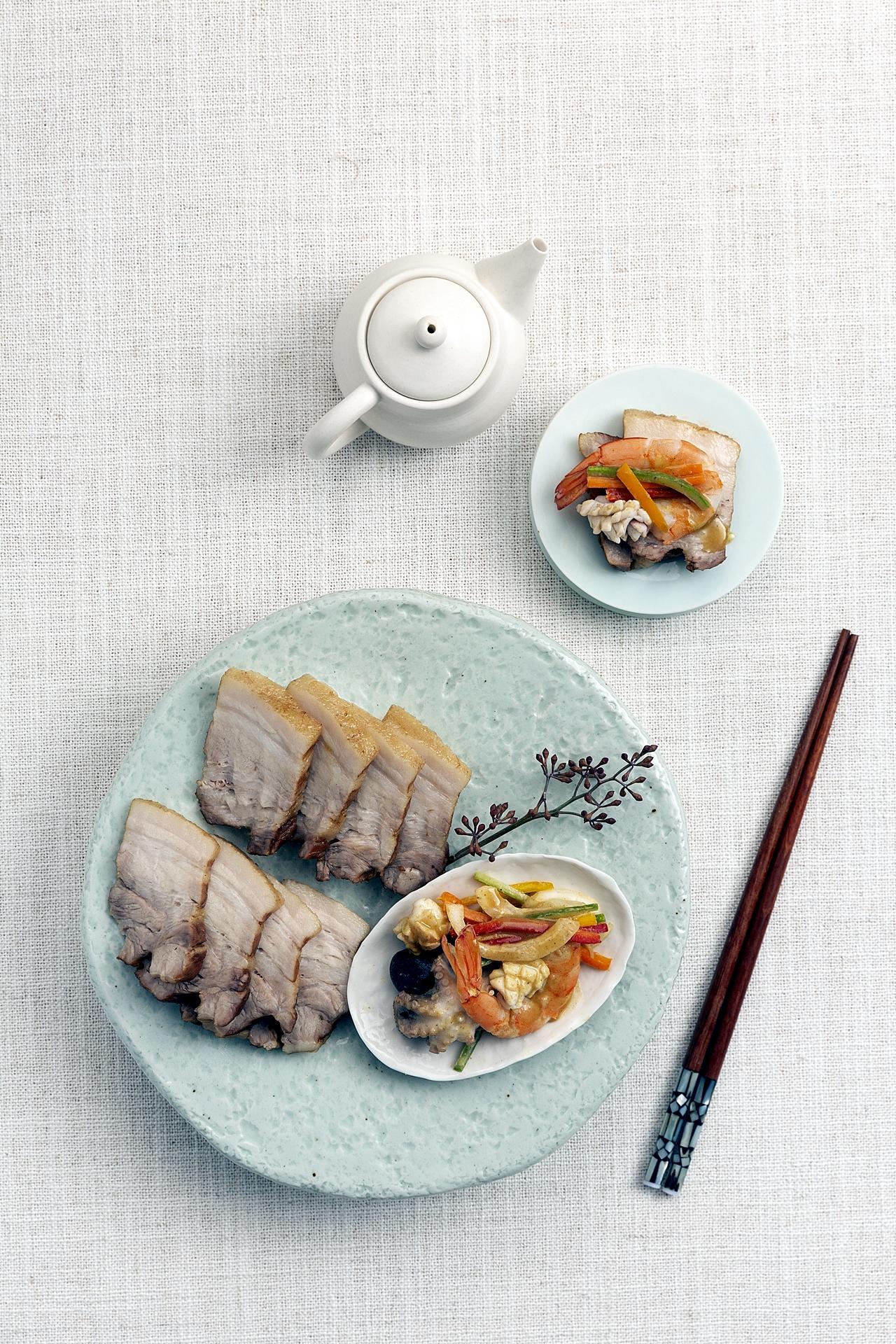 돈수육, 해물냉채