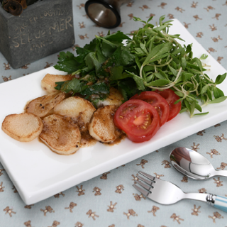 겨자소스로 구운 산마샐러드