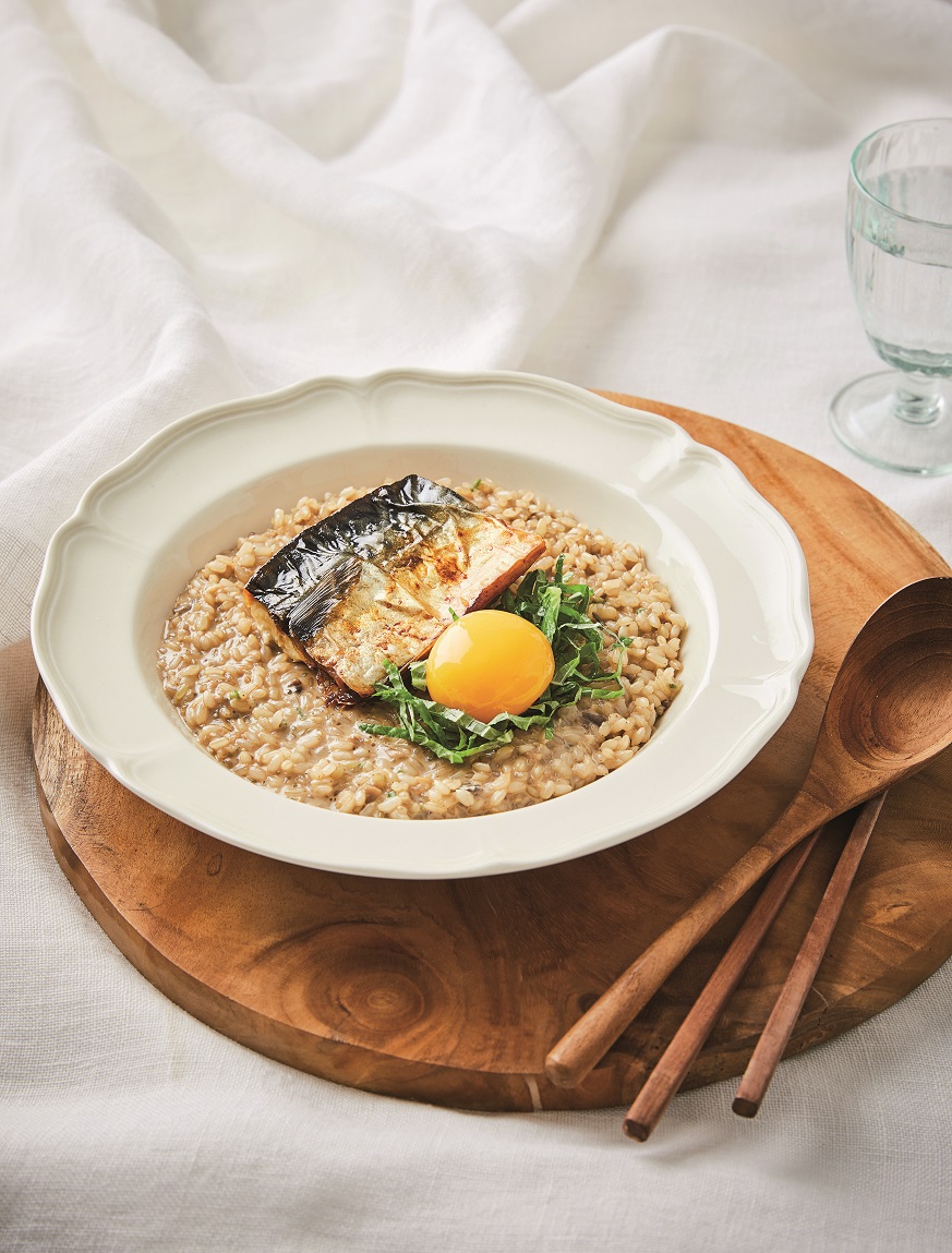 두유 크림 현미리소토