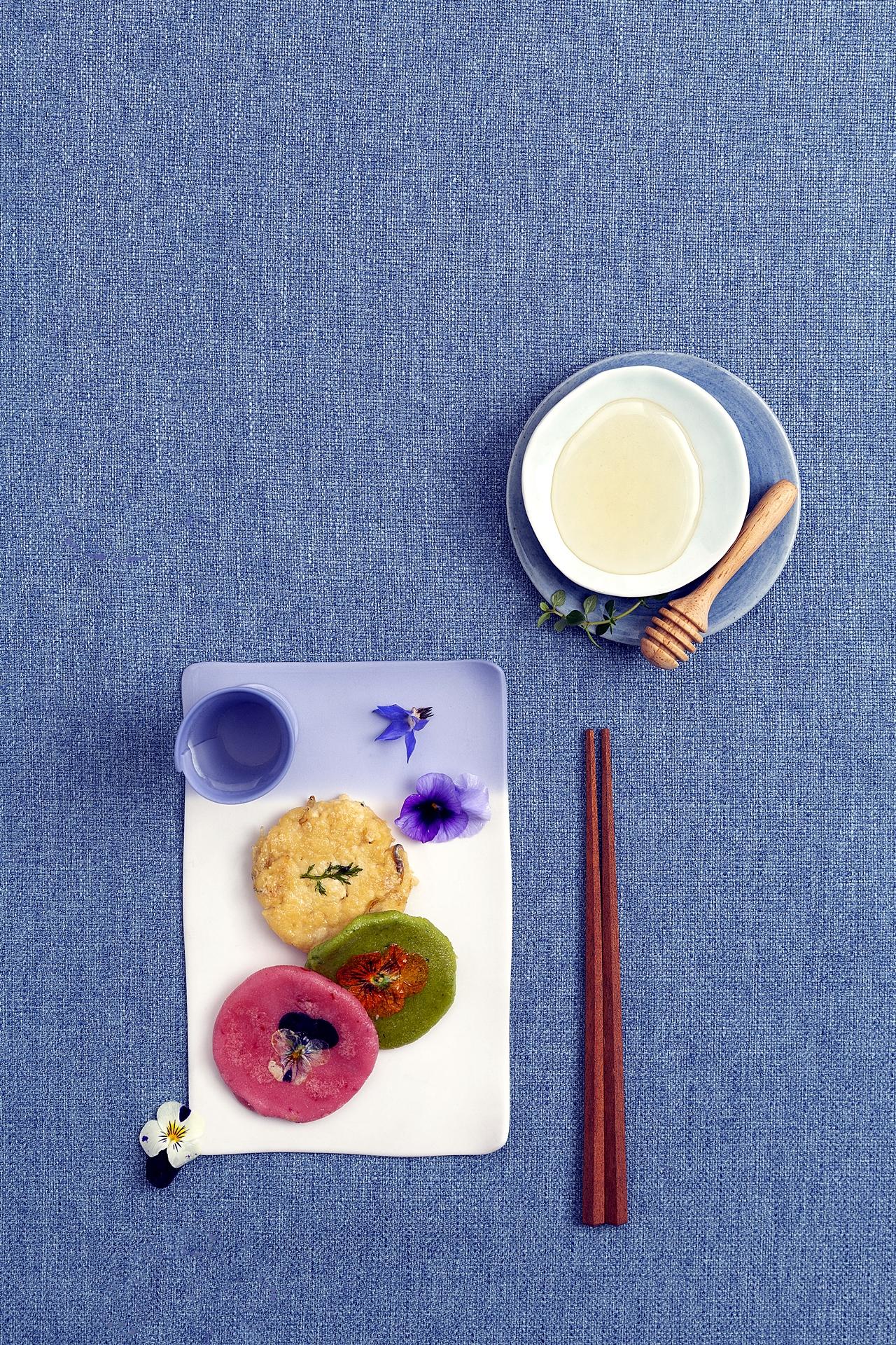 알록달록화전, 멸치두부전