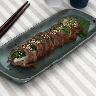 파프리카더덕소고기깻잎롤