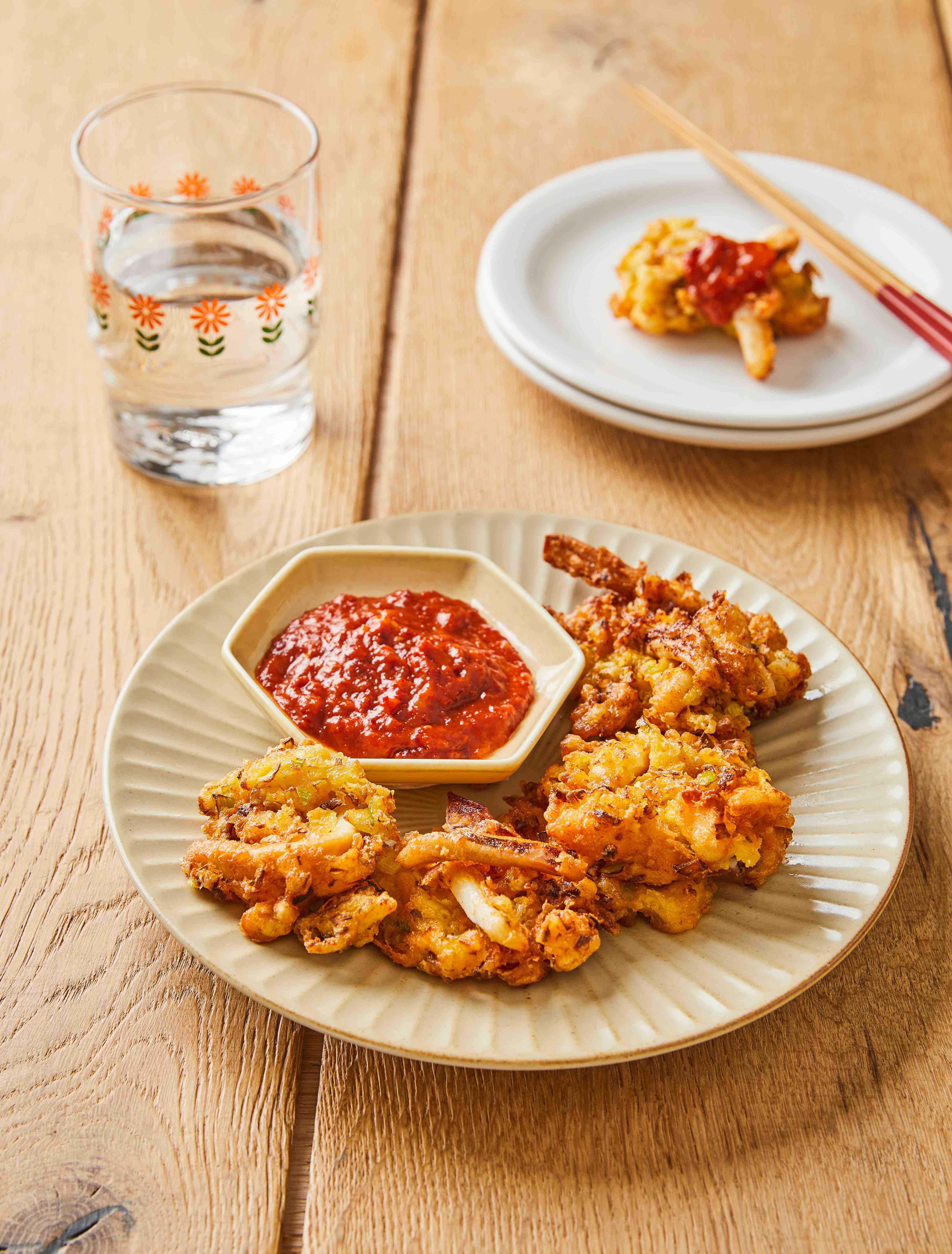 오징어 가라아게&칠리소스