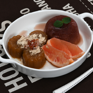 인절미 무스와 수정과 아이스크림