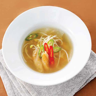 저염 된장으로 맛을 낸 황태해장국