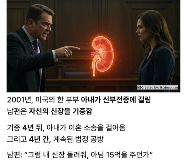 1752411868.jpg 반전주의)이혼하려면 신장을 내놓으라는 미친 남편